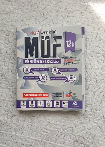 12. Sınıf MÜF Mikro Öğreten Fasiküller Seti - Görsel 2