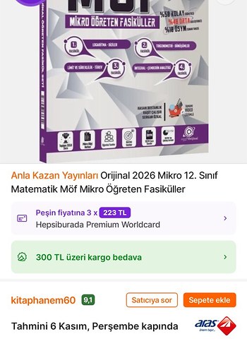 12. Sınıf MÜF Mikro Öğreten Fasiküller Seti - Görsel 4