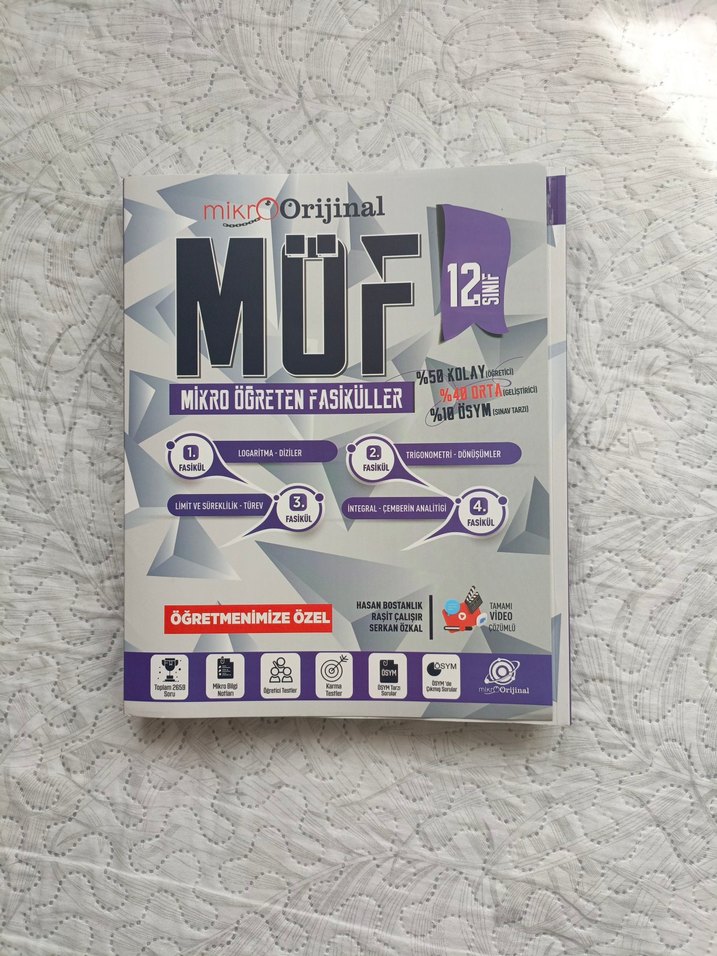 12. Sınıf MÜF Mikro Öğreten Fasiküller Seti - Görsel 2