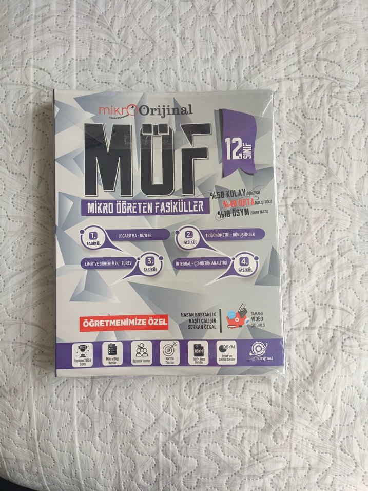 12. Sınıf MÜF Mikro Öğreten Fasiküller Seti - Görsel 3