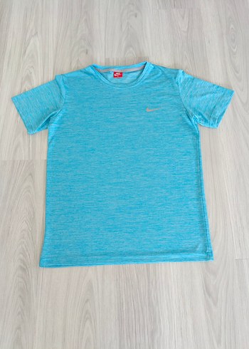 NİKE Mavi Erkek Kısa Kollu Spor Tişört - Görsel 2