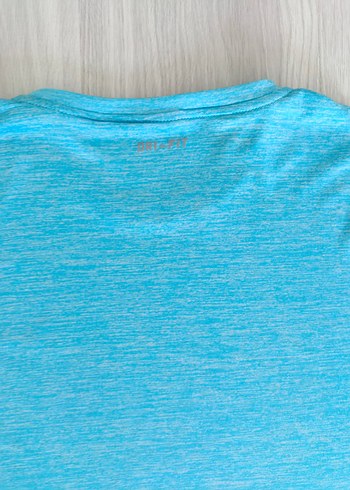 NİKE Mavi Erkek Kısa Kollu Spor Tişört - Görsel 4