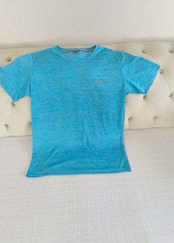 NİKE Mavi Erkek Kısa Kollu Spor Tişört - Görsel 6