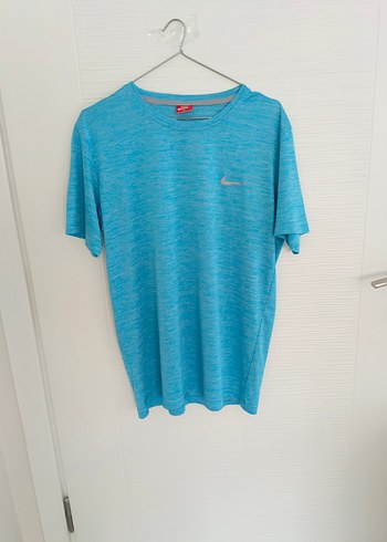 NİKE Mavi Erkek Kısa Kollu Spor Tişört - Görsel 7