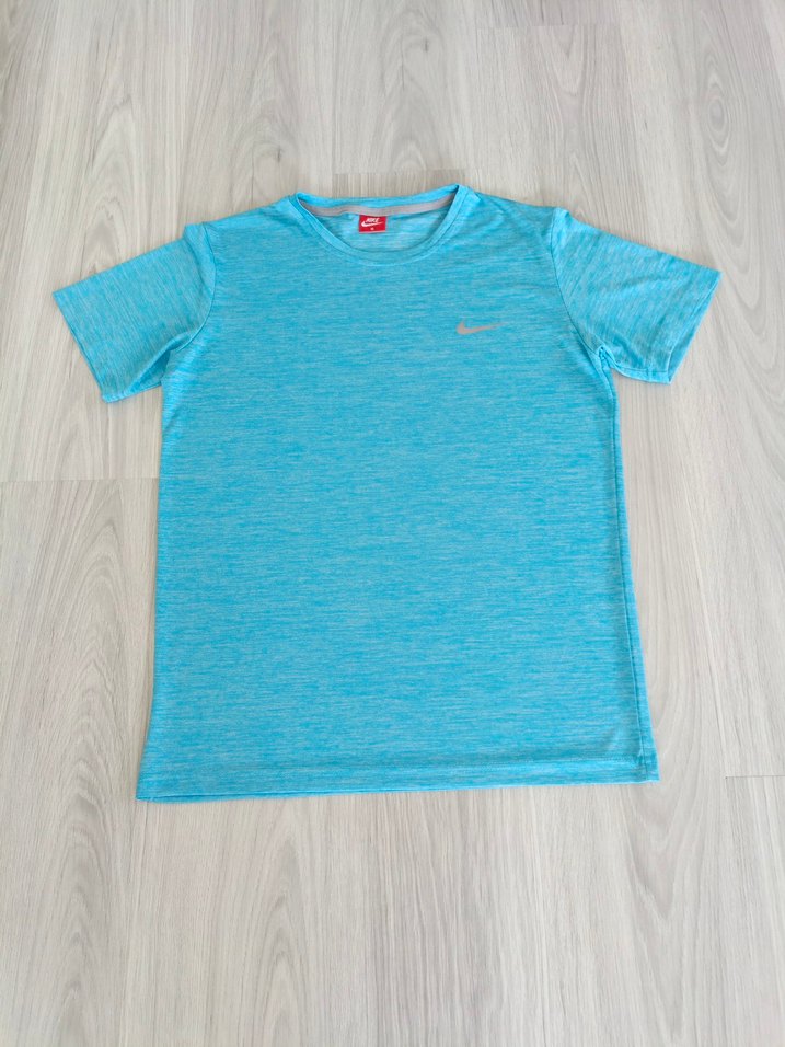 NİKE Mavi Erkek Kısa Kollu Spor Tişört - Görsel 2