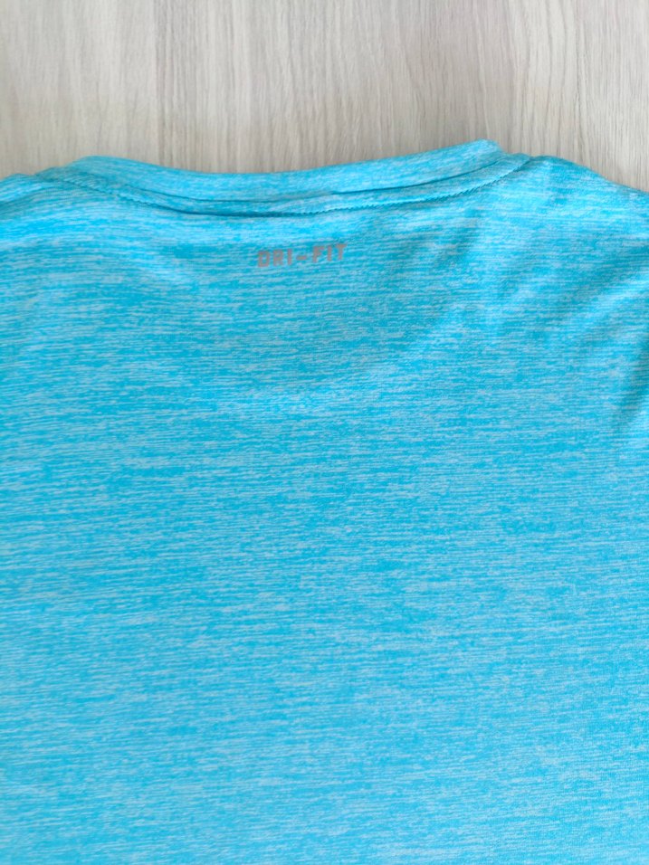 NİKE Mavi Erkek Kısa Kollu Spor Tişört - Görsel 4