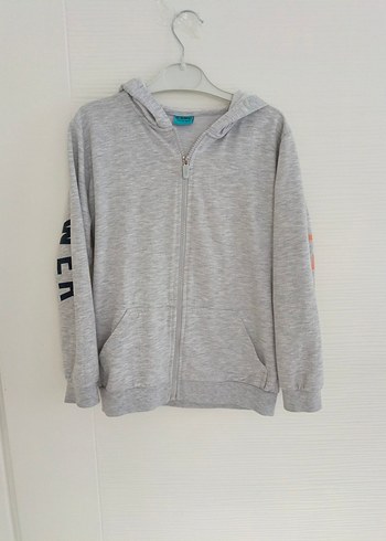 Lcw Gri Kapüşonlu Erkek Sweatshirt - Görsel 8