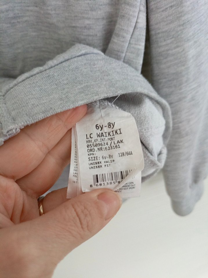 Lcw Gri Kapüşonlu Erkek Sweatshirt - Görsel 3