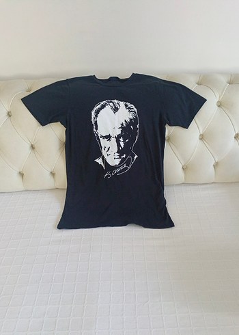 LCW Atatürk Baskılı Siyah Erkek Çocuk Tişört - Görsel 3