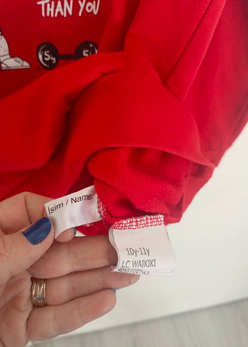 Lcw Kırmızı Kapüşonlu Erkek Çocuk Sweatshirt - Görsel 6