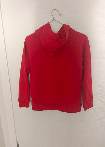 Lcw Kırmızı Kapüşonlu Erkek Çocuk Sweatshirt - Görsel 7