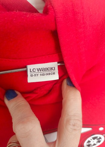 Lcw Kırmızı Kapüşonlu Erkek Çocuk Sweatshirt - Görsel 4