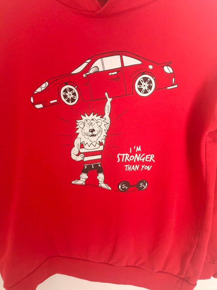 Lcw Kırmızı Kapüşonlu Erkek Çocuk Sweatshirt - Görsel 3