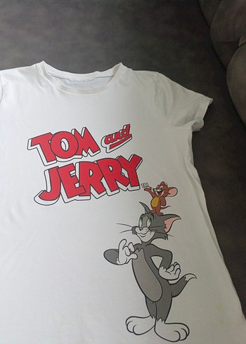 LCW Tom ve Jerry Baskılı Kısa Kollu Tişört - Görsel 5
