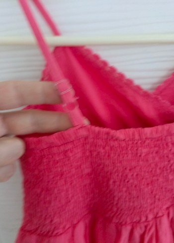 LCW Renkli Askılı Kız Elbisesi - Görsel 7