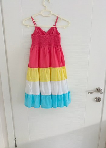 LCW Renkli Askılı Kız Elbisesi - Görsel 2
