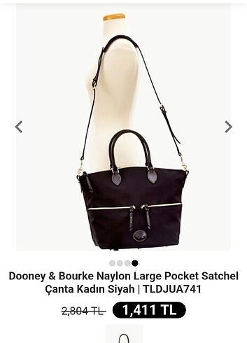 Dooney bourke askılı çanta 