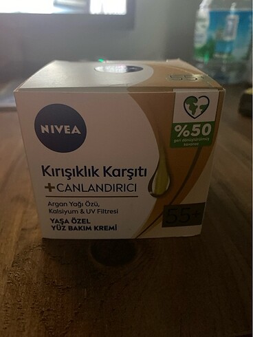 Nivea nivea kırışıklık karşıtı krem +55