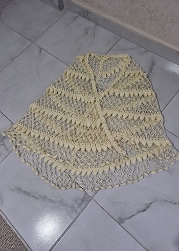 Vakko Bej Gri Bohem Örgü Kadın Şal