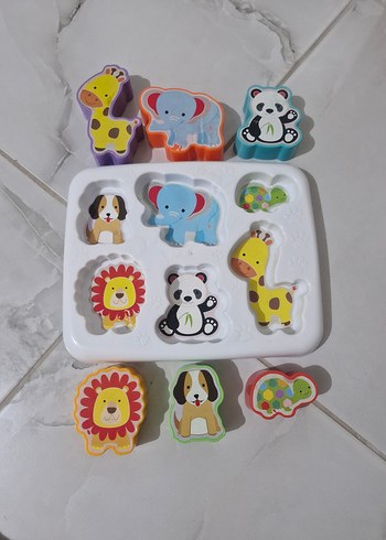 Fisher Price Renkli Hayvan Figürlü Eğitici Oyuncak