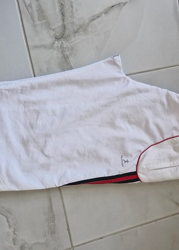 Erkek Beyaz Rahat Kesim Capri Şort - Görsel 4