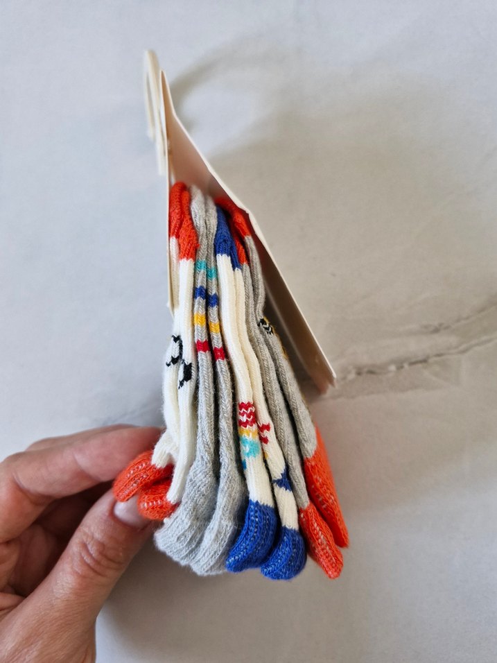 Disney Bebek Erkek Renkli Desenli Çorap 4'lü - Görsel 2