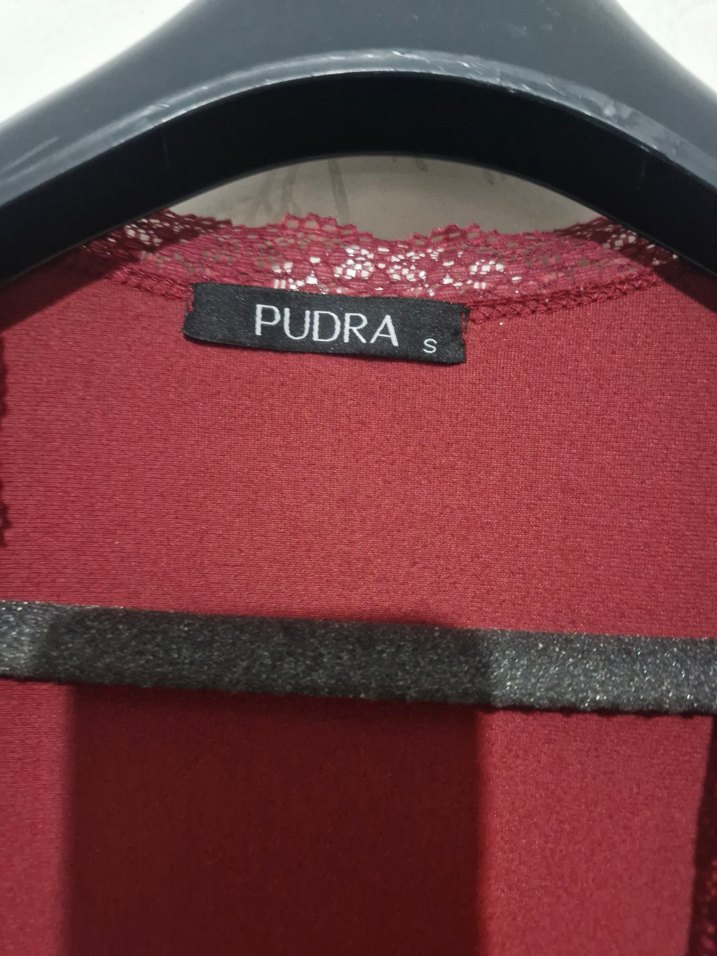 Bordo Kadın Bohem Uzun Kollu Sabahlık - Görsel 5