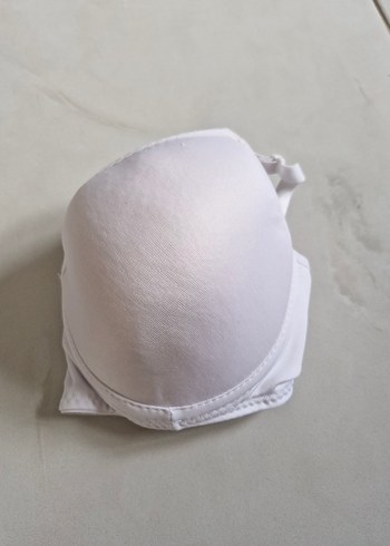 Beyaz Minimalist Midi Sütyen - Görsel 4