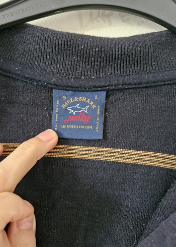 Erkek Lacivert Çizgili Uzun Kollu Polo Tişört - Görsel 3