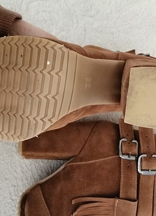 35 Beden kahverengi Renk Kahverengi Topuklu Ayakkabı 