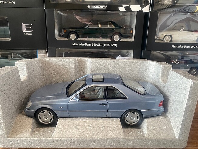 MERCEDES BENZ CL600 E140 COUPE NOREV BAYİ VERSİYON - HOBİ MODEL0