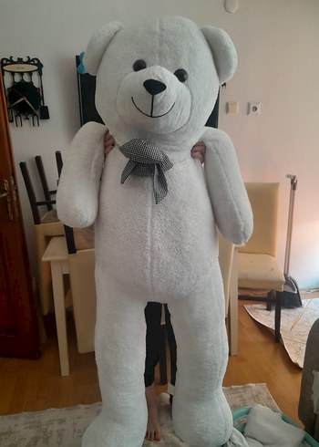 Beden Renk Diger Beyaz Gri Peluş Ayı Oyuncak