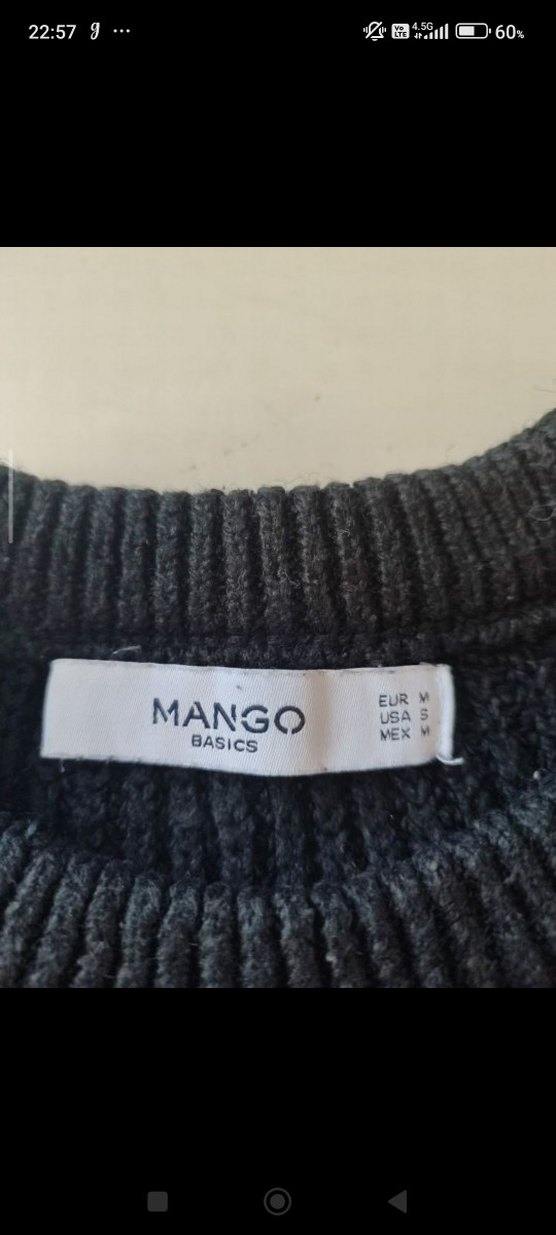 MANFO Kadın Siyah Triko Kazak - Görsel 2