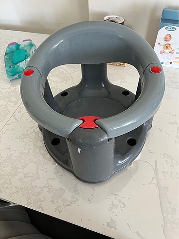Beden gri Renk Önden açılır vakumlu banyo ve mama oturagı
