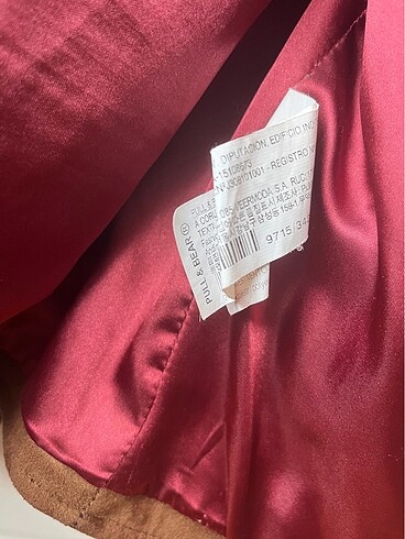 m Beden Süet mont pull and bear