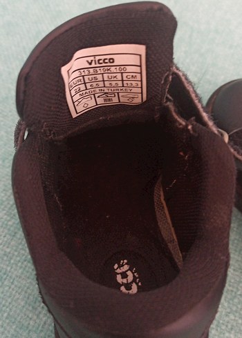 VICCO Siyah Deri Ayakkabısı - Görsel 5