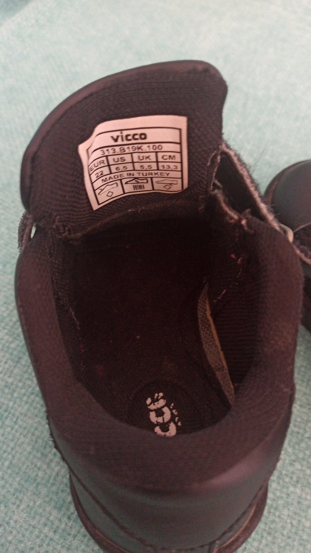 VICCO Siyah Deri  Ayakkabısı - Görsel 5