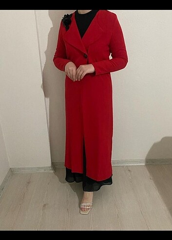 40 Beden kırmızı Renk Tertemiz tesettür kap