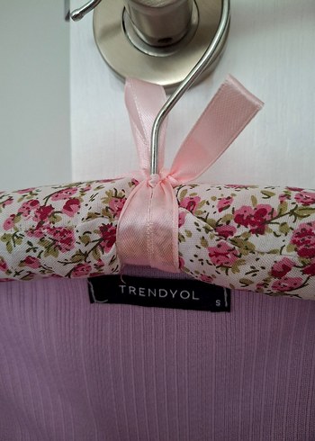 Mor Kare Yaka Kadın Triko Kazak - Görsel 2