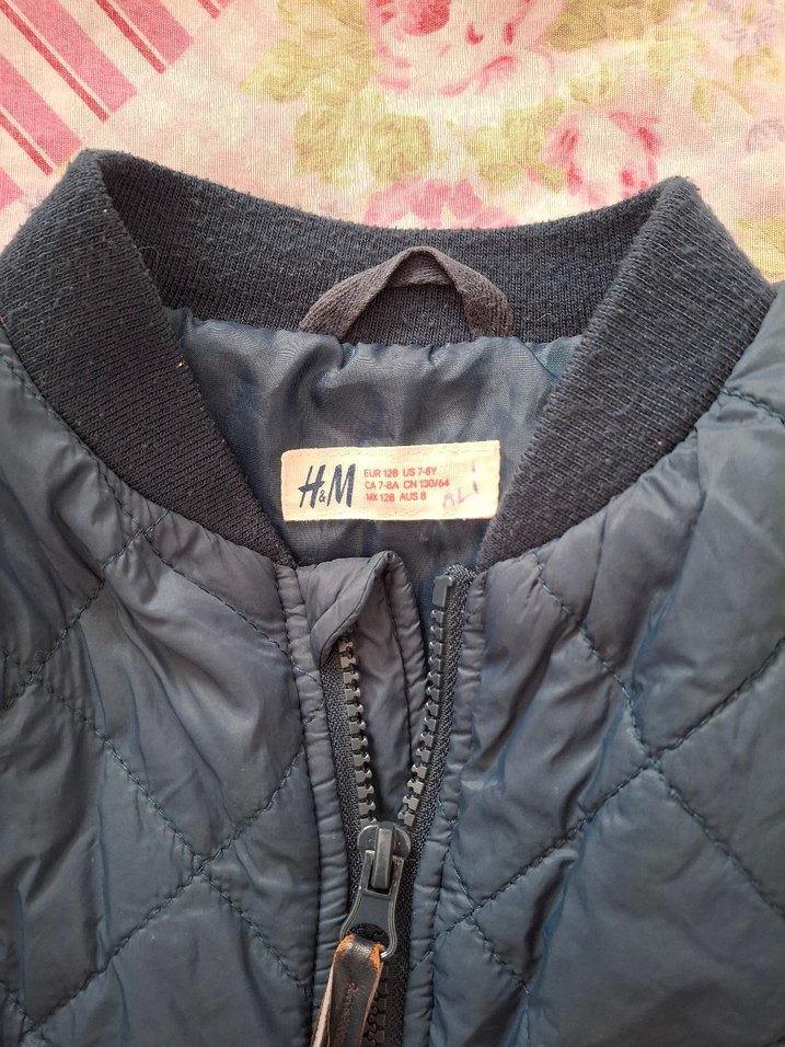 Erkek Çocuk Gri Fermuarlı Kapitone Mont - Görsel 2