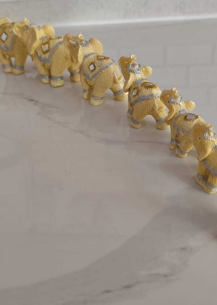 7 li dekoratif fil  - Görsel 2