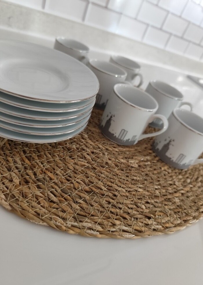 Kütahya porselen kahve fincan takımı  - Görsel 4