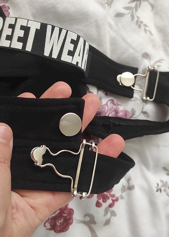 Siyah salopet - Görsel 4