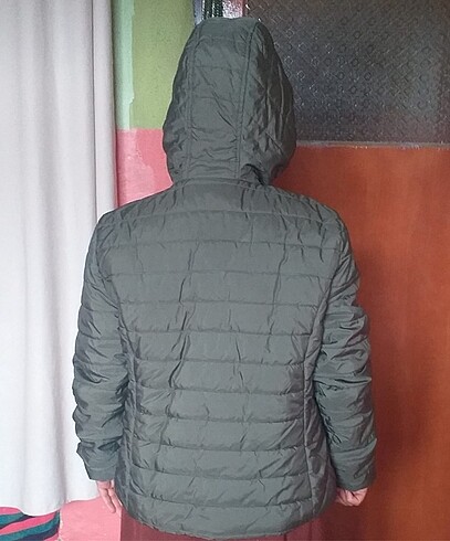 xxl Beden yeşil Renk Şişme mont