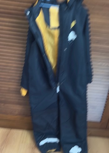 Tchibo fermuarlı cırt cırtlı laci Erkek Bebek  Tulumu yağmurluk - Görsel 3