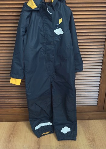 Tchibo fermuarlı cırt cırtlı laci Erkek Bebek  Tulumu yağmurluk - Görsel 2