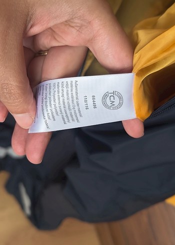 Tchibo fermuarlı cırt cırtlı laci Erkek Bebek  Tulumu yağmurluk - Görsel 5