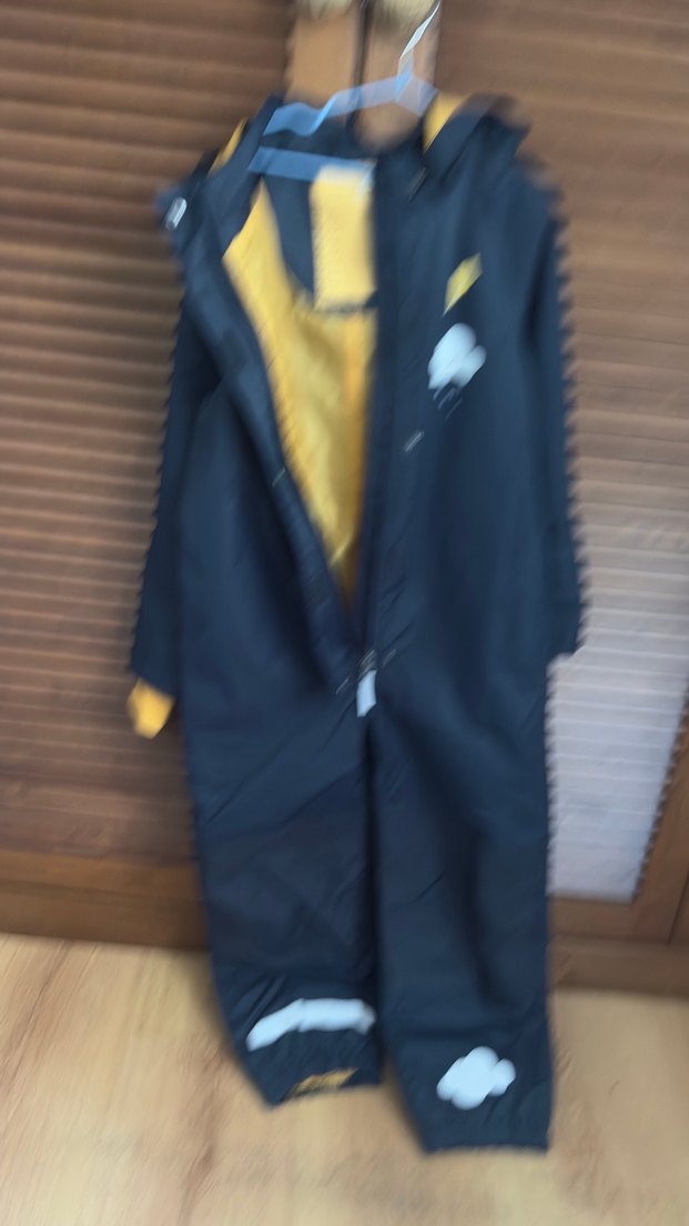 Tchibo fermuarlı cırt cırtlı laci Erkek Bebek  Tulumu yağmurluk - Görsel 3