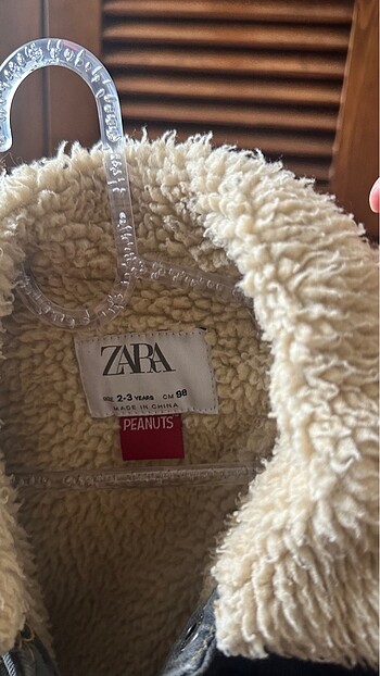 Zara içi kürklü snoopy kaban - Görsel 5