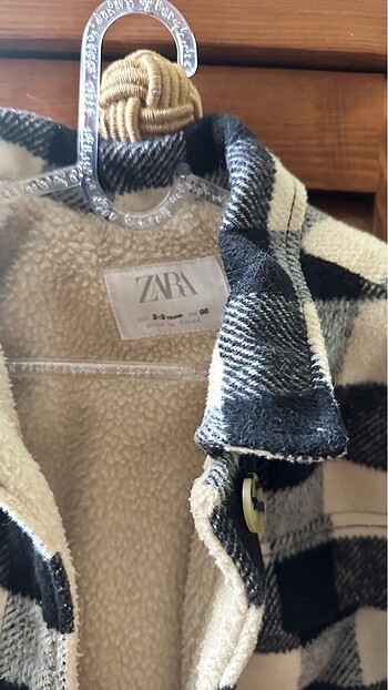 Zara içi kürklü kaban - Görsel 2